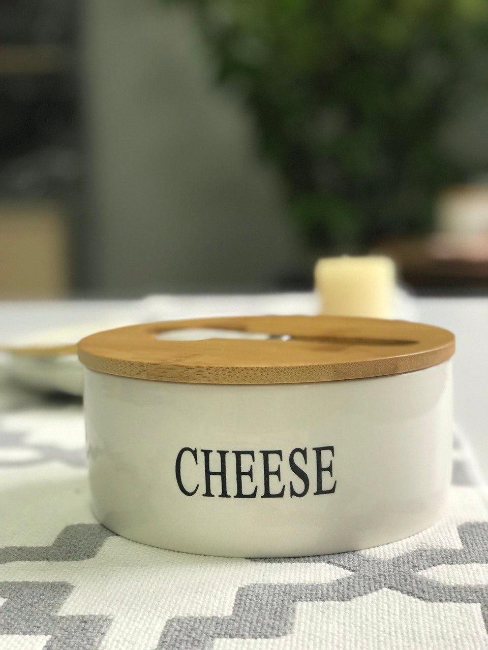 Сырница с ножом Cheese 16х7,5 см Сырница с ножом Cheese 16х7,5 см