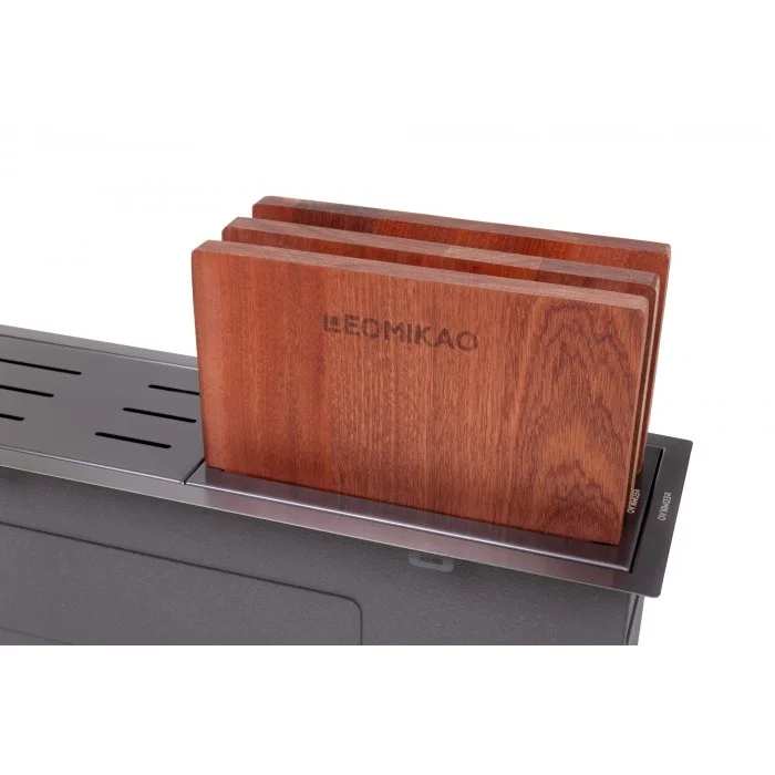 Сушка-органайзер вбудована LEOMIKAO ML-01 GM PVD вороняна сталь (000346) - фото 3 Сушка-органайзер вбудована LEOMIKAO ML-01 GM PVD вороняна сталь (000346) - фото 3