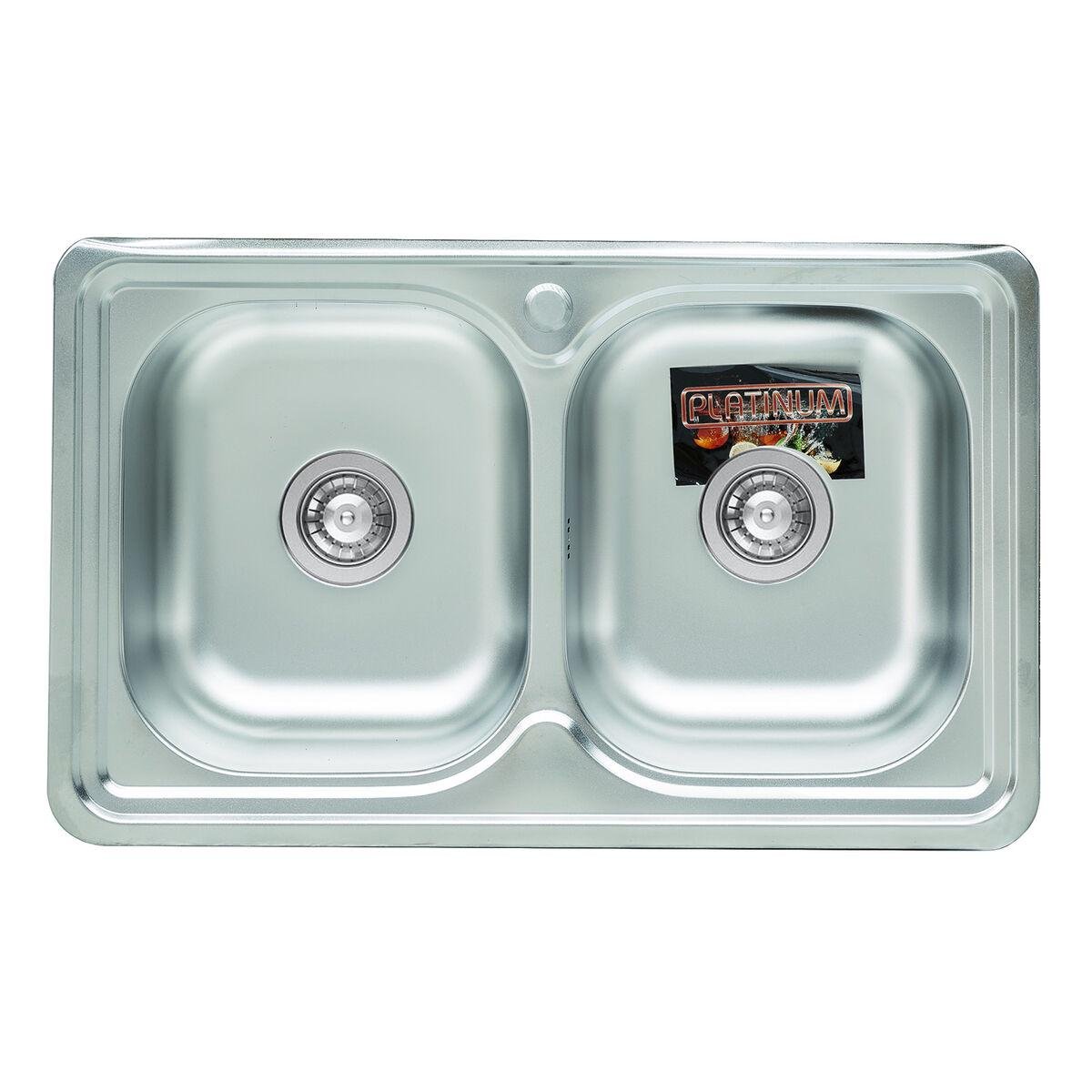 Мойка кухонная Platinum Декор 7848D прямоугольная снержавеющей стали 0,8/180 мм (000027562) Мойка кухонная Platinum Декор 7848D прямоугольная снержавеющей стали 0,8/180 мм (000027562)