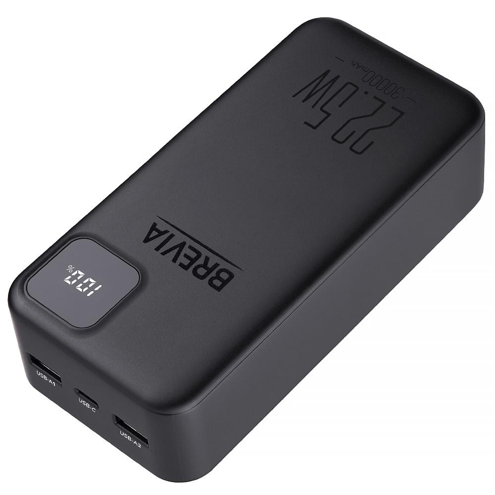Повербанк (Power Bank) Brevia 30000mAh 22,5W Li-Pol, LCD - фото 7