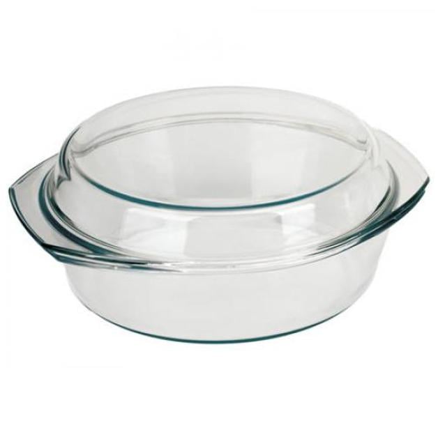 Кастрюля Stenson для запекания с крышкой термостекло 4 л (236740)