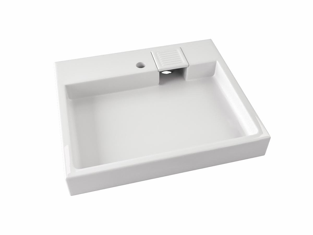 Умивальник на пральну машину акриловий Redokss San DEYMOS 60х55 см