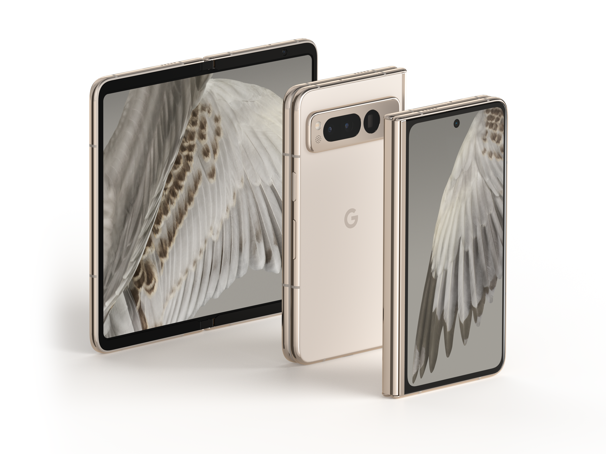Смартфон Google Pixel Fold 12/256Gb Japan Version Porcelain - фото 2