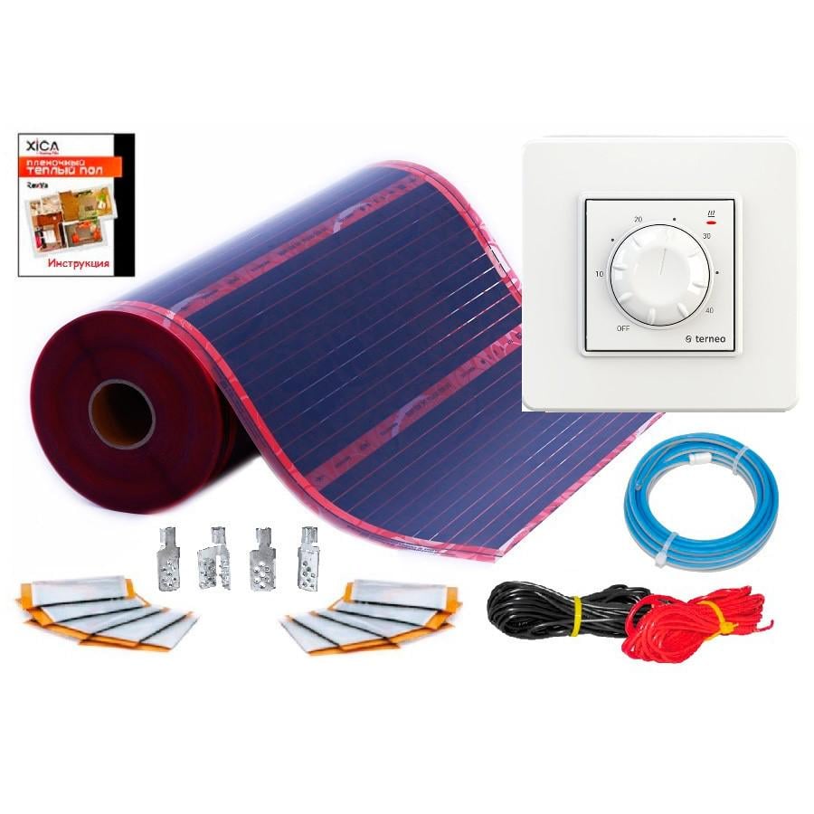 Комплект RexVa нагрівальна плівка 13 м² + терморегулятор rtp та монтажний набір (RexVa RTP-130)