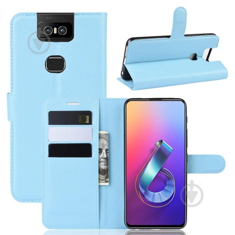 Чохол-книжка Litchie Wallet для Asus Zenfone 6 ZS630KL Blue (hub_yRIe91623) - фото 2