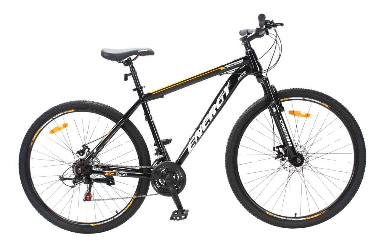 Велосипед CrossBike Energy 29" 19" Черно-оранжевый