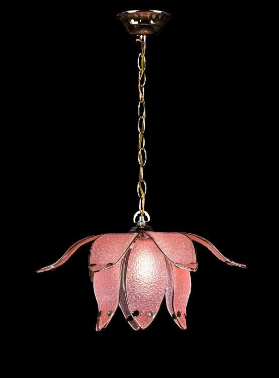 Люстра з плафонами Ray L11082/1 FGD+MIX Рожевий (IR005462)