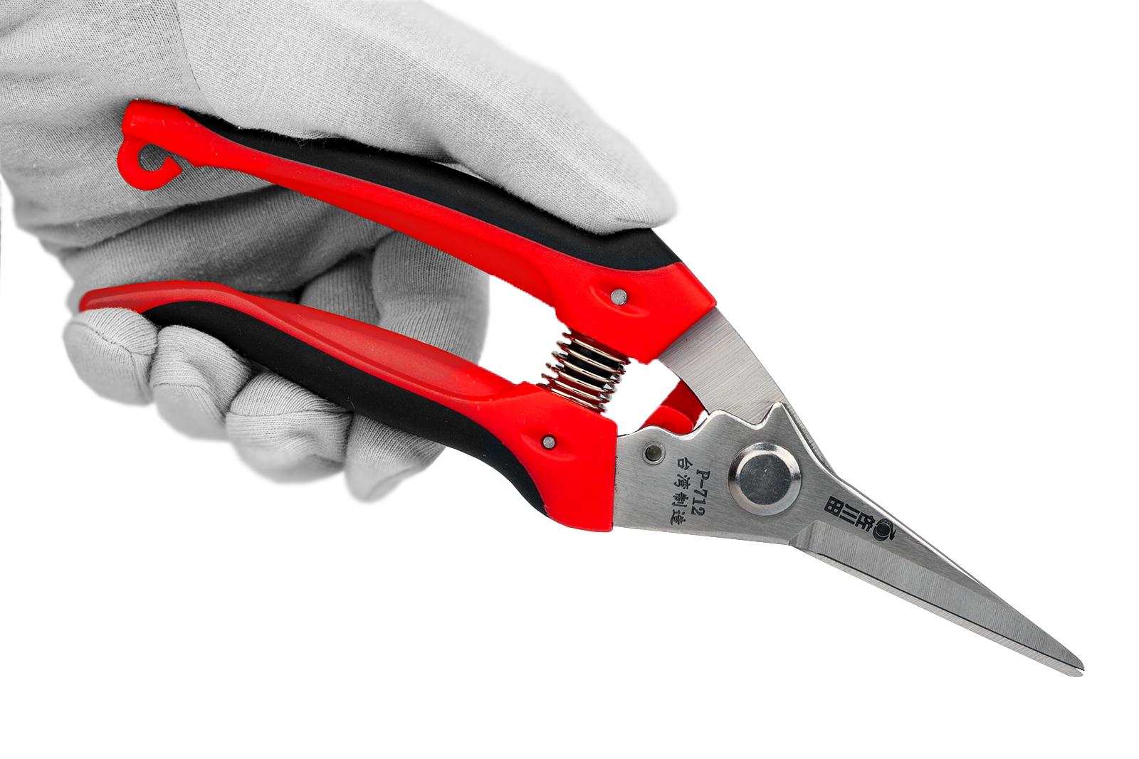 Секатор-ножиці садові Sagawata з нержавіючої сталі 200 мм (P-712) - фото 2 Секатор-ножиці садові Sagawata з нержавіючої сталі 200 мм (P-712) - фото 2