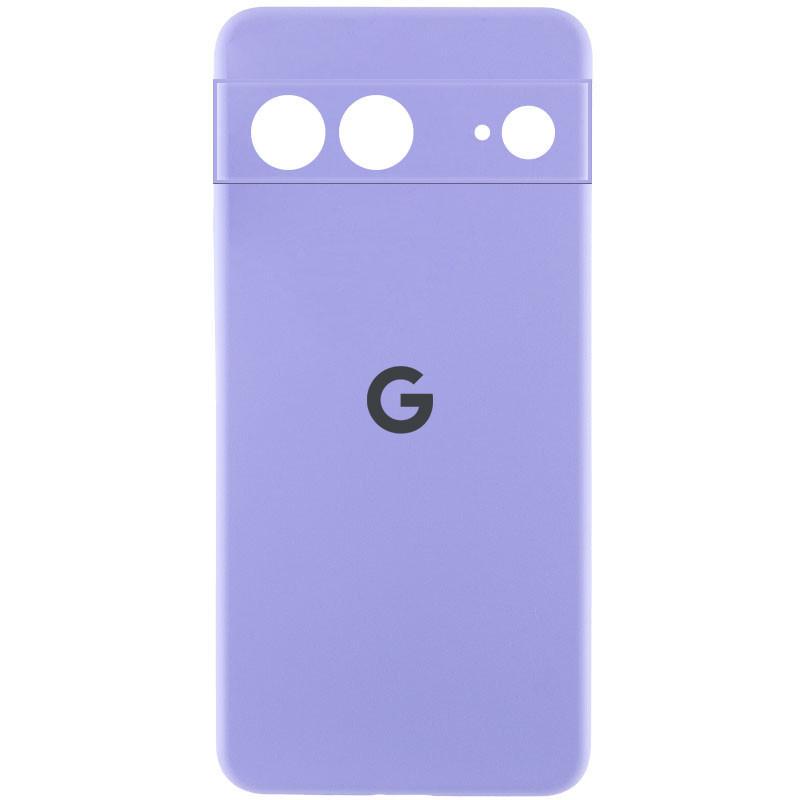 Противоударный Чехол Silicone Cover Lakshmi Full Camera (AAA) with Logo для Google Pixel 7a Сиреневый/Dasheen