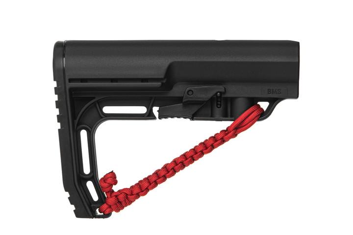 Приклад Battlelink Minimalist MFT Commercial з червоним ремінцем (7002407) - фото 3 Приклад Battlelink Minimalist MFT Commercial з червоним ремінцем (7002407) - фото 3