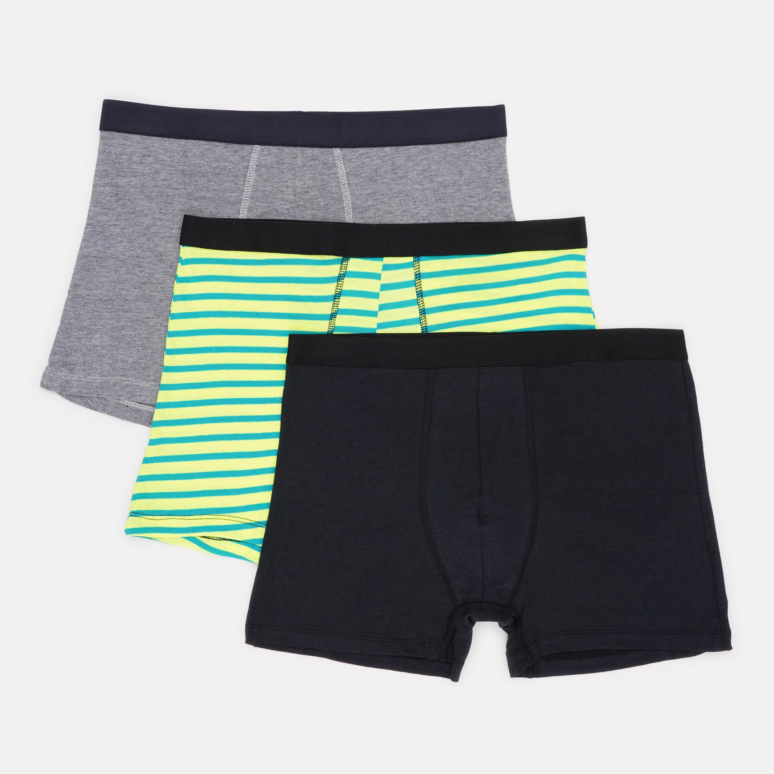 Труси Basic Collection 3 шт. L Салатовий/Синій (1438090467)