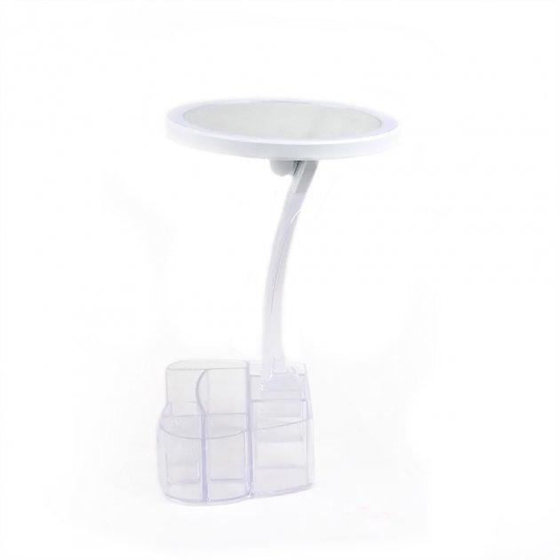 Дзеркало кругле XH-086 з LED підсвічуванням та органайзером (14825) - фото 5 Дзеркало кругле XH-086 з LED підсвічуванням та органайзером (14825) - фото 5