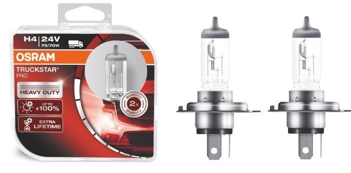 Лампа головного світла Osram H4 75/70W TruckStar 24V 64196TS (85879)