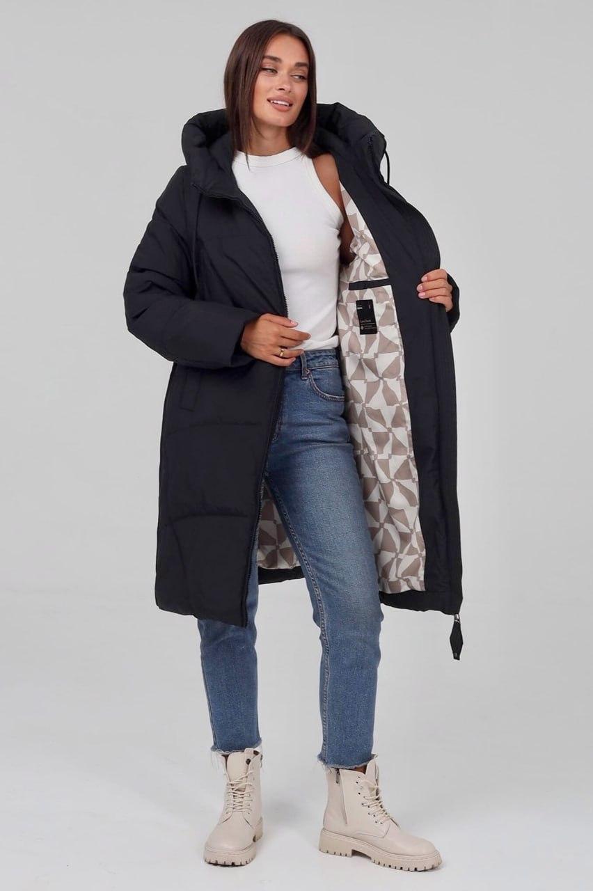 Пуховик 998b р. 52 Чорний - фото 3 Пуховик 998b р. 52 Чорний - фото 3