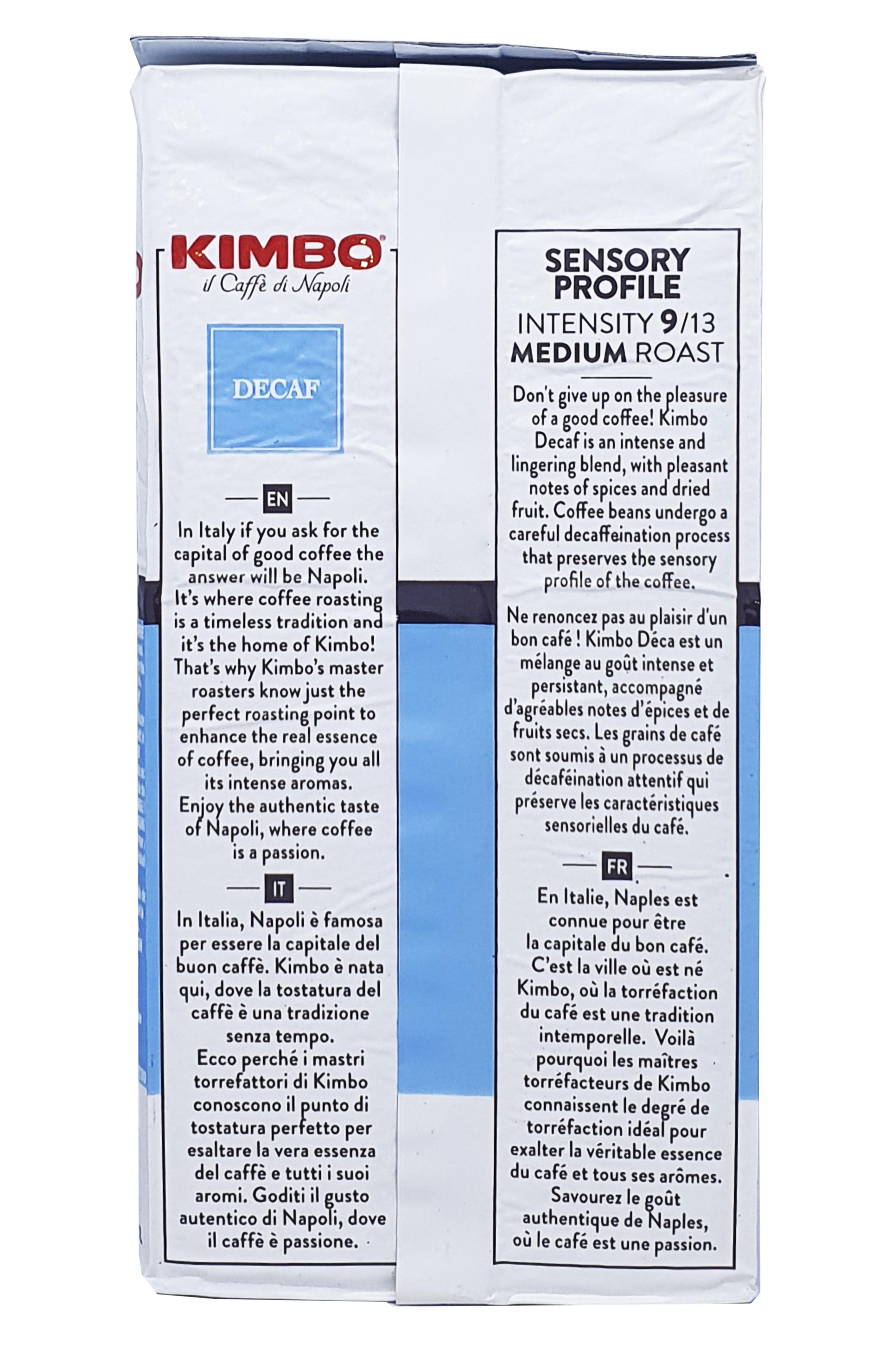 Кава Kimbo Decaffeinato мелена без кофеїну 250 г (58374) - фото 4