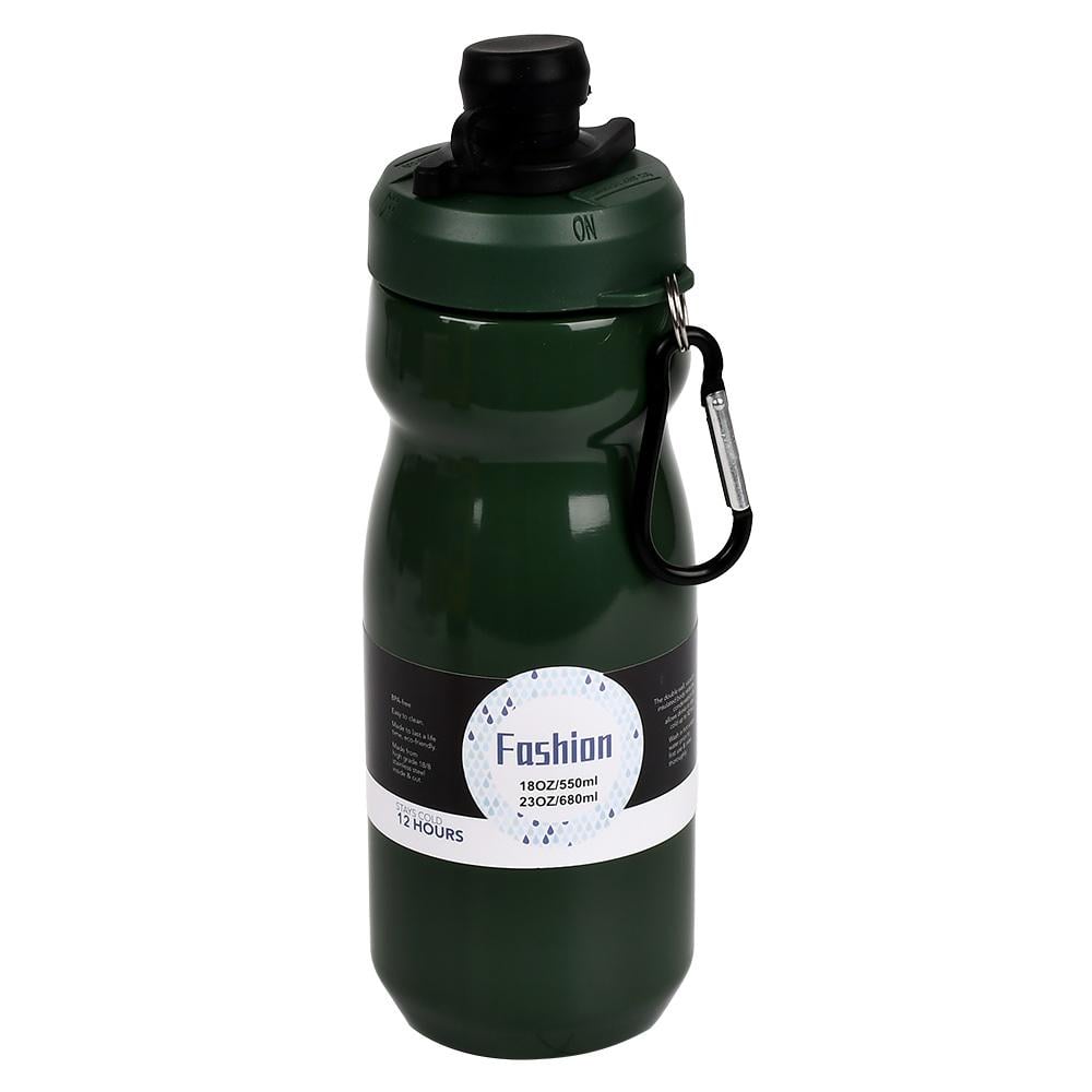 Велофляга-термос For Bike з нержавіючої сталі 550 мл Green (32619000)