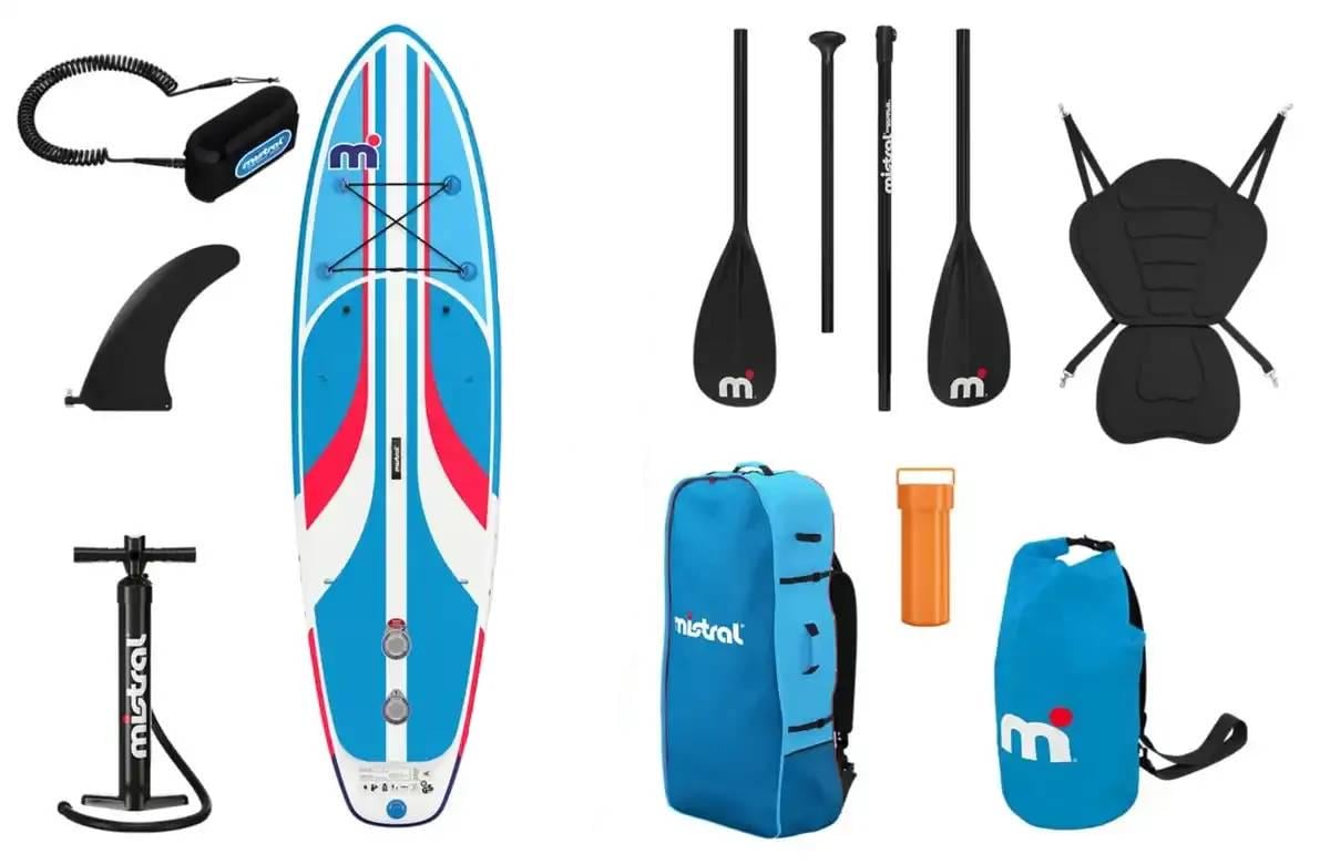 SUP-доска надувная Mistral Allround 320×84 см до 150 кг комплект (33857476)