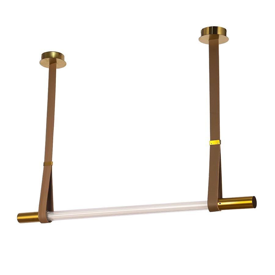 Люстра LED 807B01 1200 AB/LBN 20W Бронза/Светло-коричневый