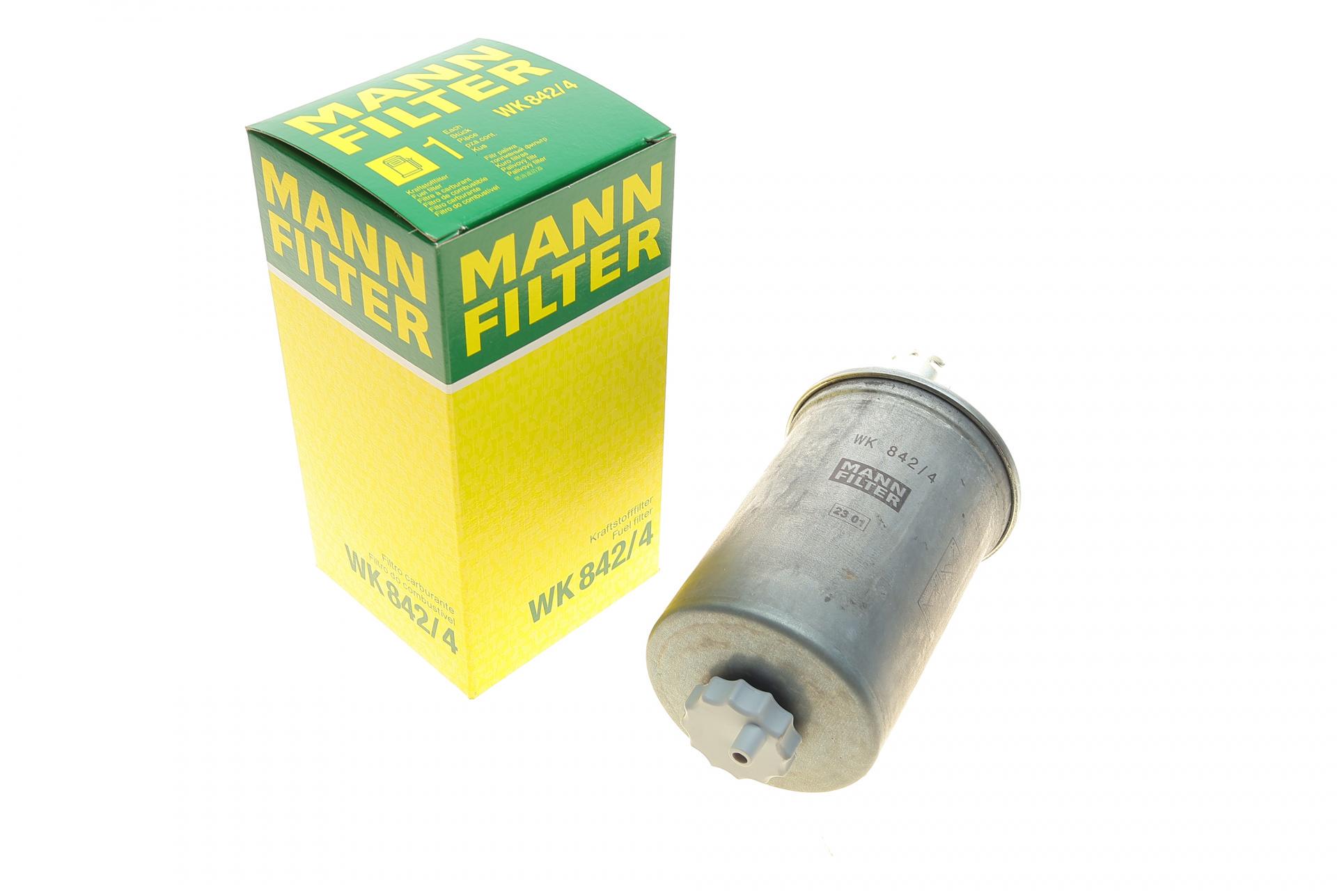 Фильтр топливный Mann-Filter для VW T4 1,9-2,5TDI 78-10 (WK 842/4)