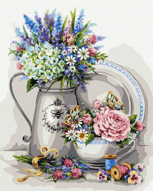 Картина по номерам Идейка Изысканный натюрморт 40x50 см (KHO3146)