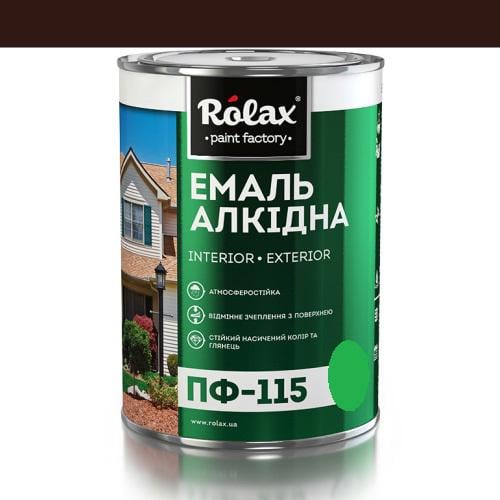 Эмаль алкидная ПФ-115 Rolax 2,8 кг Темный шоколад (13680)