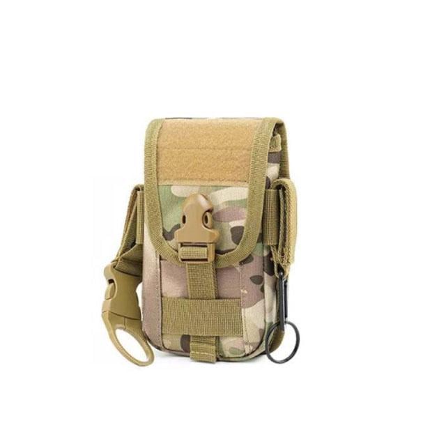 Подсумок для телефона Clefers Tactical CP3 Multicam с карабином (5002221)