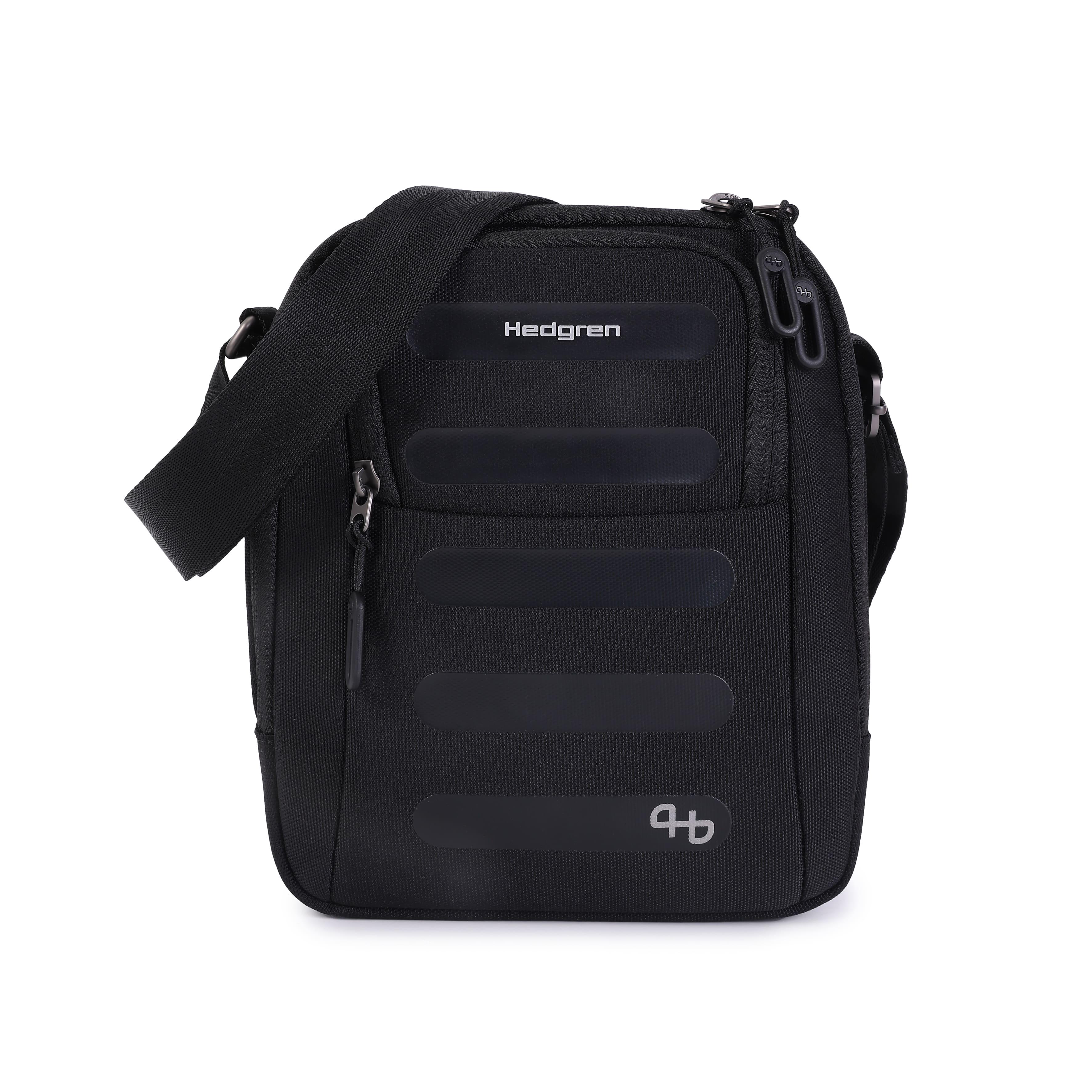 Сумка через плече вертикальна Hedgren Comby HCMBY05/003 22х18,5х5 см 2 л Чорний (31887733)