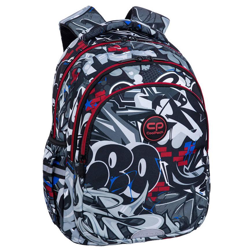 Шкільний рюкзак ультралегкий Coolpack JERRY STREET ART 21 л 39х28х15 см