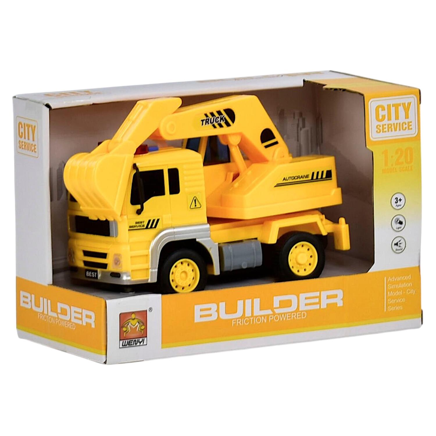 Машинка Экскаватор WY 511 С36 в коробке (113476) - фото 2 Машинка Экскаватор WY 511 С36 в коробке (113476) - фото 2