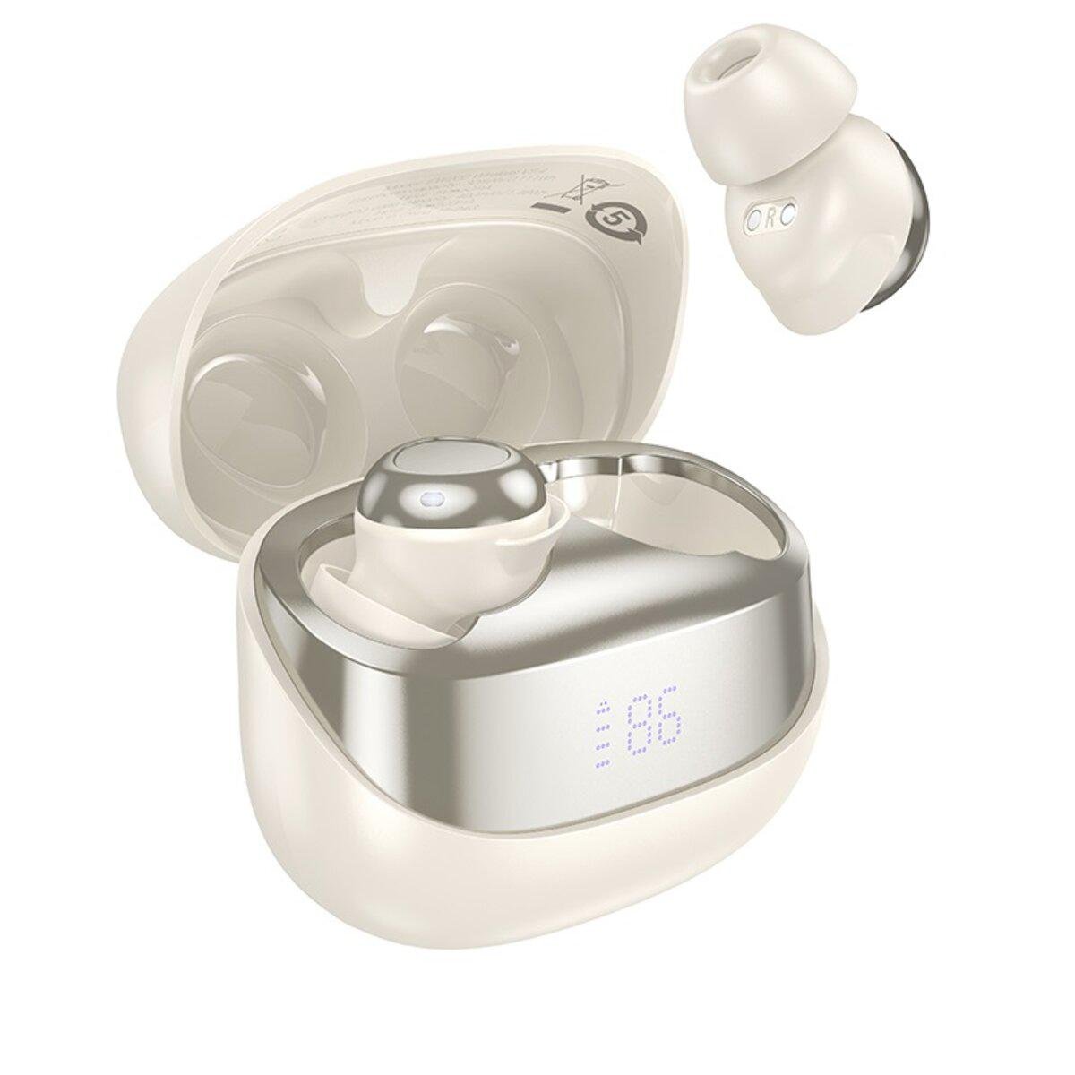 Наушники беспроводные Hoco EW200 Bluetooth 5.4 Milky White