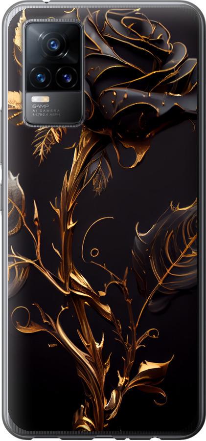 Чехол на Vivo V21E Роза 3 (5552u-2375-42517)