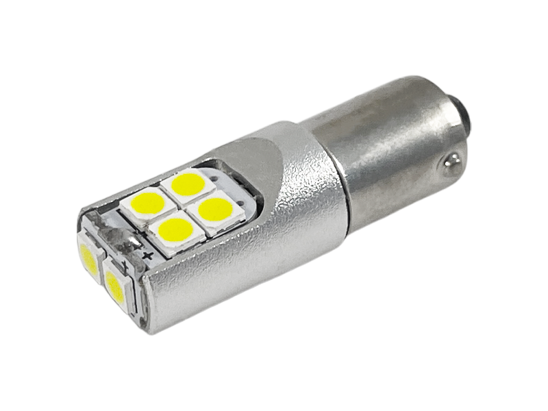 Светодиодная автолампа BA9S T4W SMD3030-10led 12-24 В Белый (69060