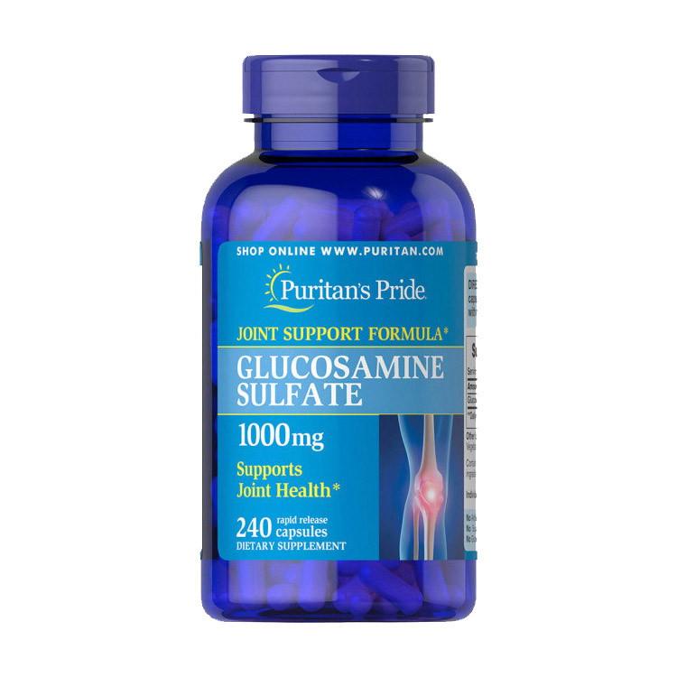 Глюкозамін Puritan's Pride Glucosamine Sulfate 1000 мг 240 капс. (10390-01)