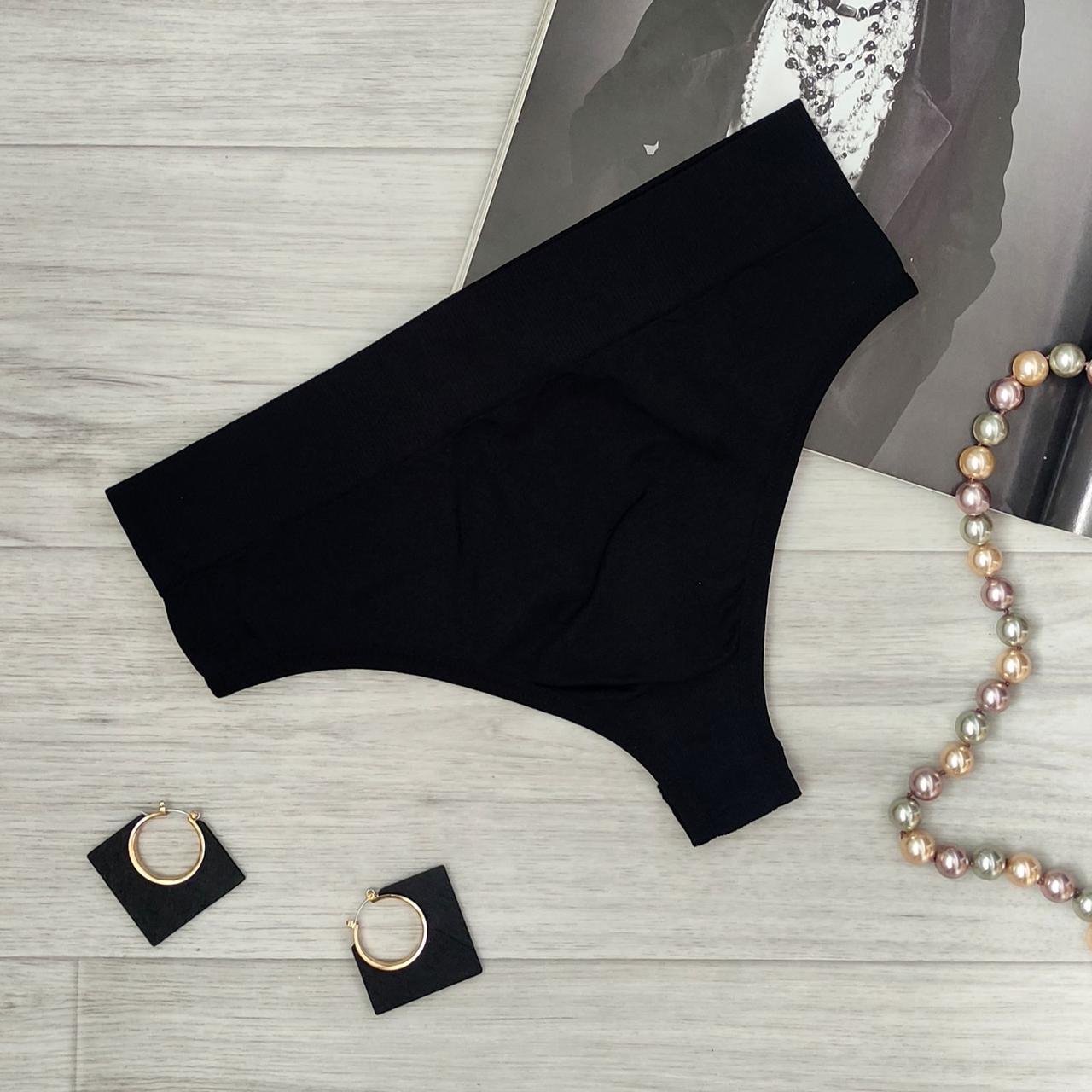 Комплект нижньої білизни в рубчик M/L Чорний (1710526925) - фото 2 Комплект нижньої білизни в рубчик M/L Чорний (1710526925) - фото 2