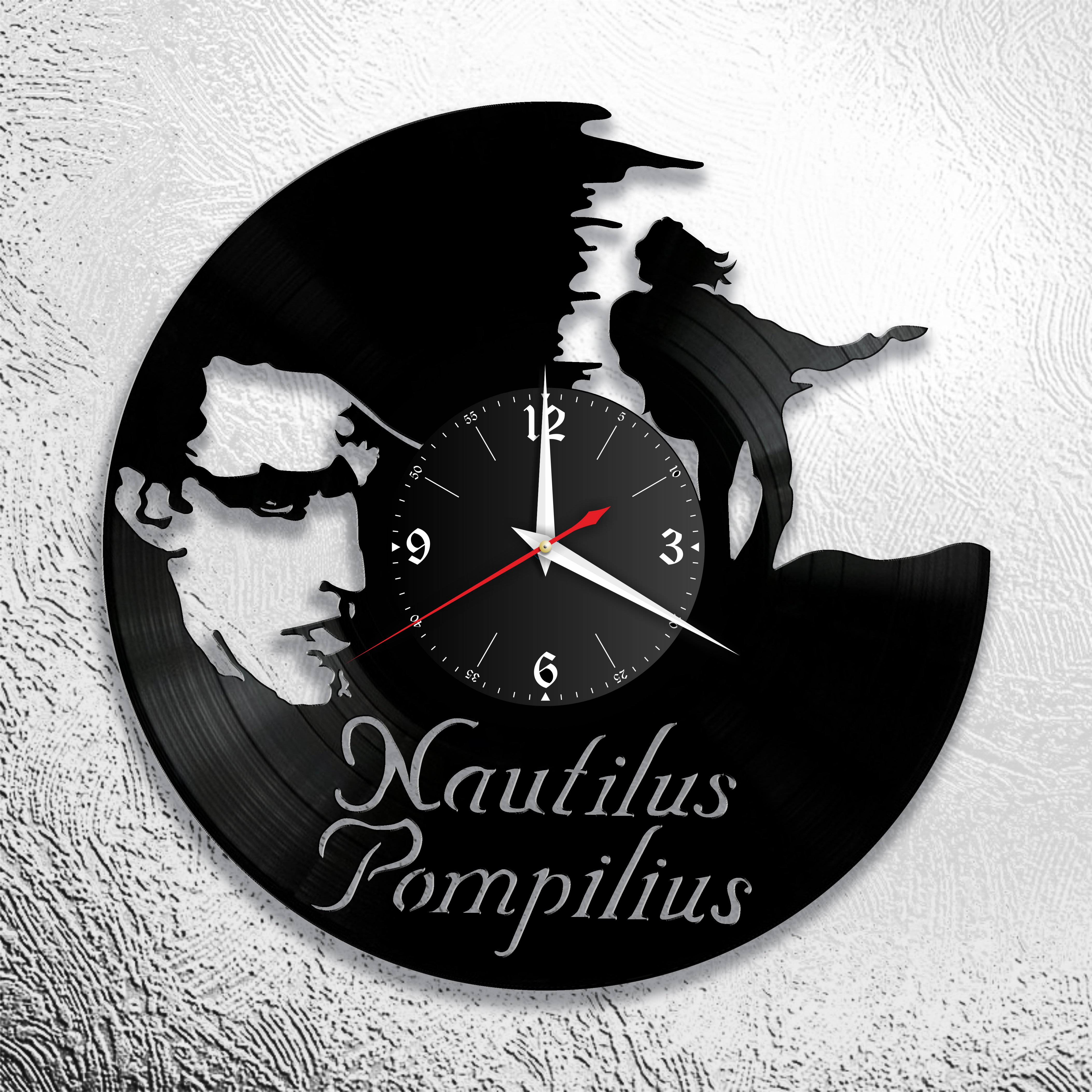 Часы настенные Наутилус Помпилиус 0611 из виниловой пластинки