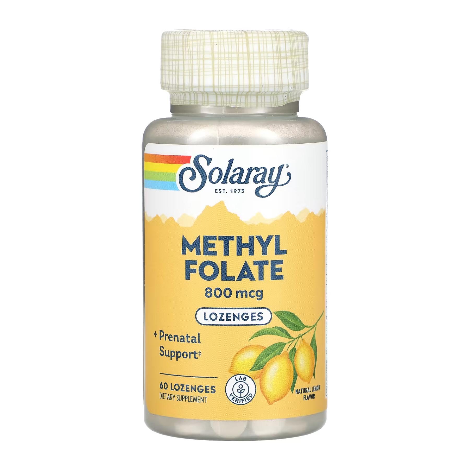 Натуральная добавка Methyl Folate 1000mcg 60 lozenges (2023-10-3436)