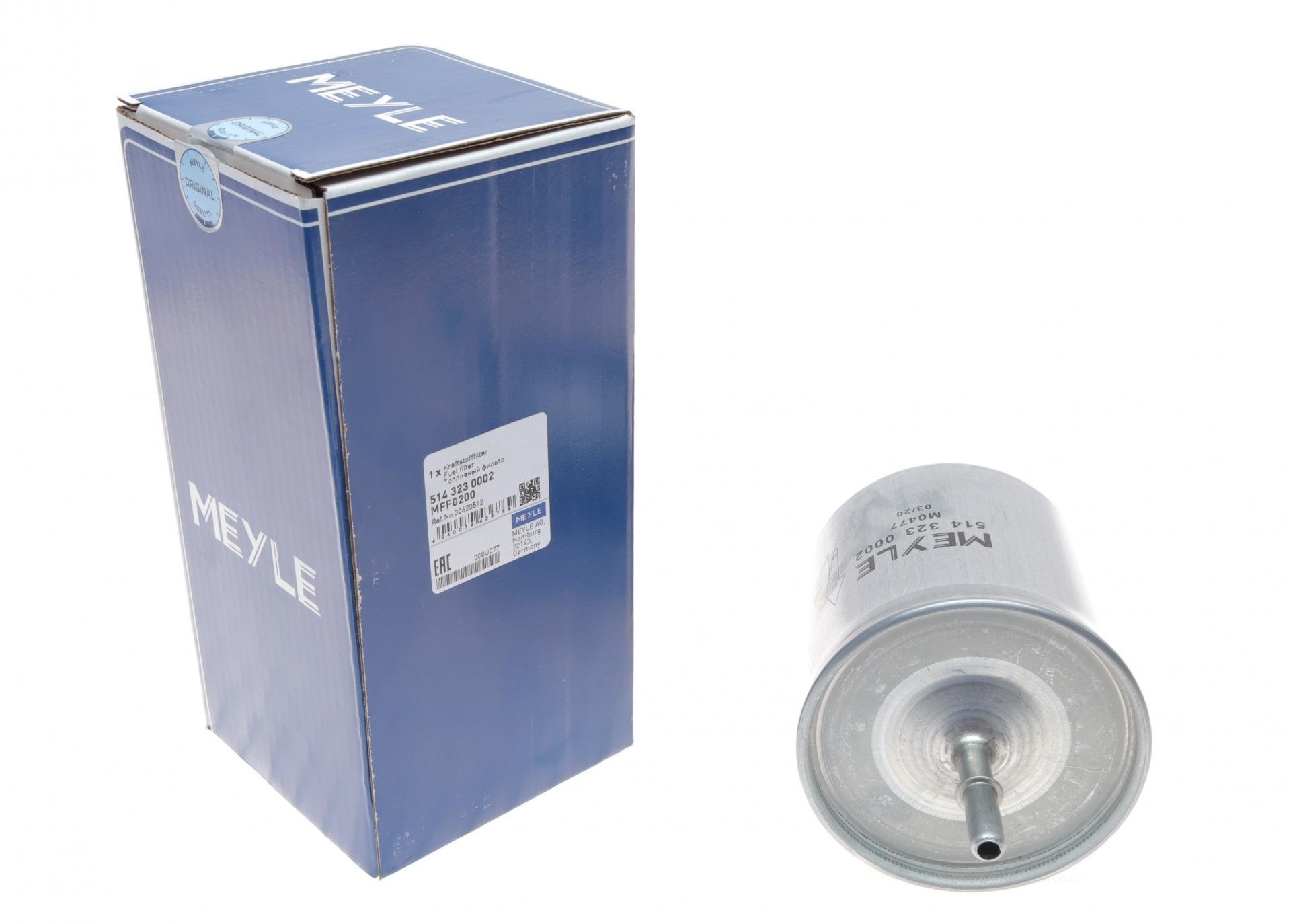 Фільтр паливний Meyle для Volvo S40 I/S60 I/S80 I/V40/V70 II/V70 III/XC70/XC90 I 1,6-4,4 95-14- (514 323 0002)