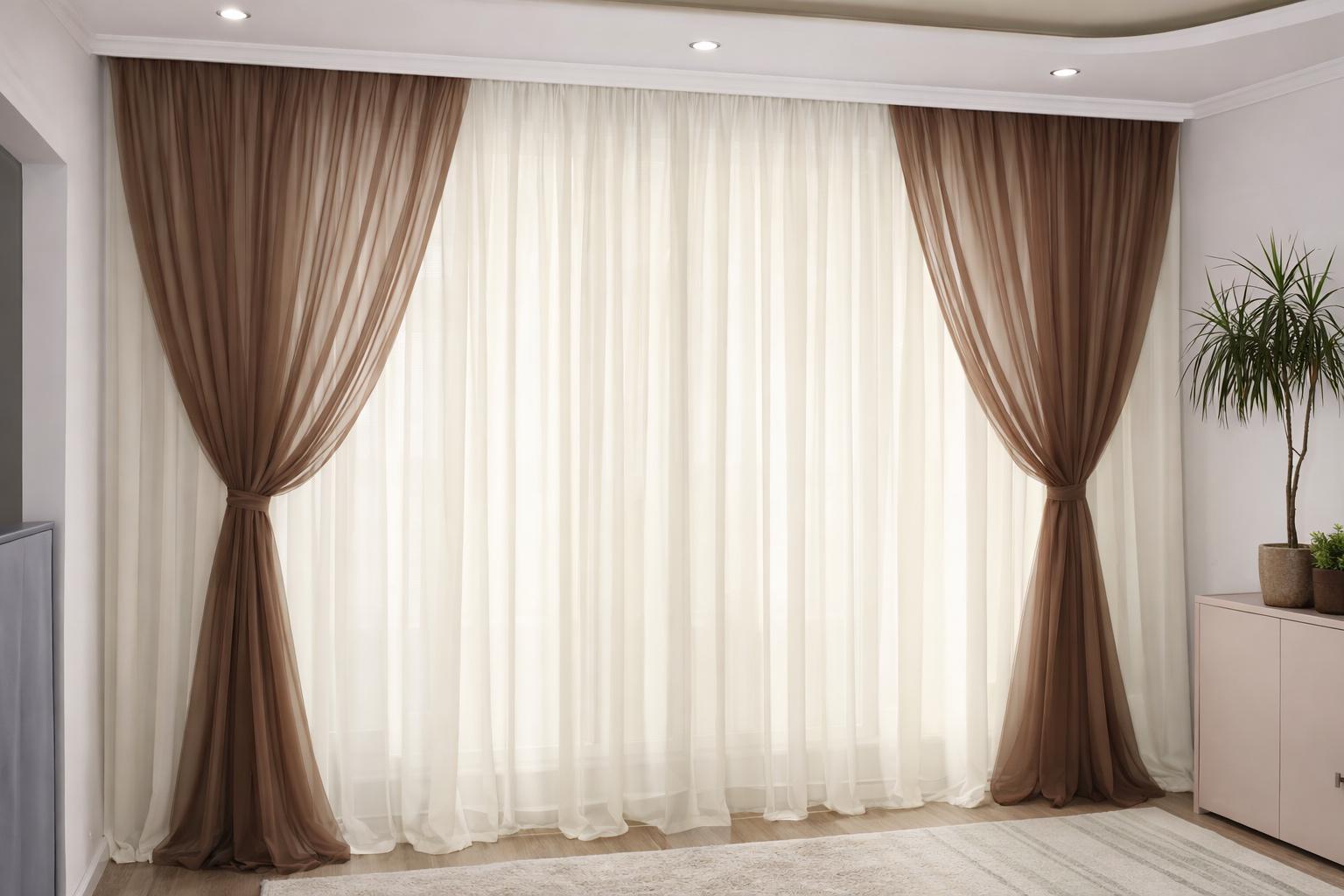 Комплект шторы/тюль шифон 2 шт. 3x2,7 м/1 шт. 6х2,7 м Коричневый/Молочный (001дк 3-4м) Комплект шторы/тюль шифон 2 шт. 3x2,7 м/1 шт. 6х2,7 м Коричневый/Молочный (001дк 3-4м)