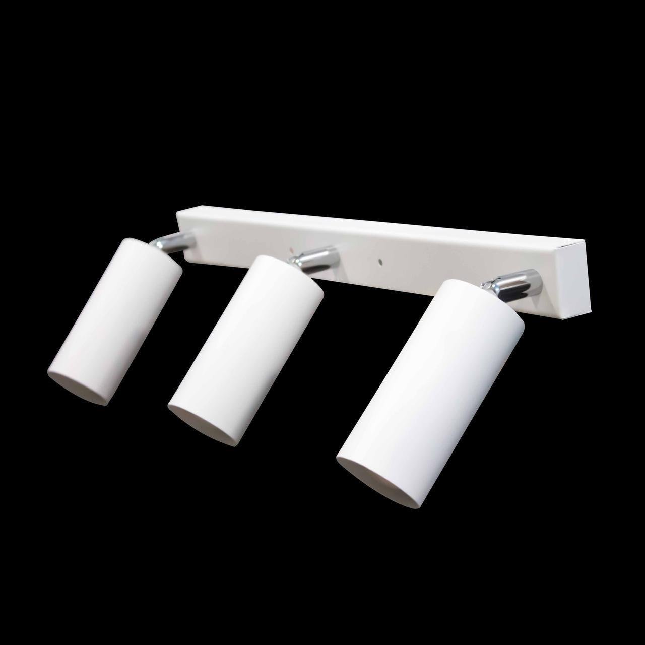 Светильник потолочный MSK Electric Tube под лампы Е27 с поворотным механизмом Белый (NL 1105-3 W) - фото 7