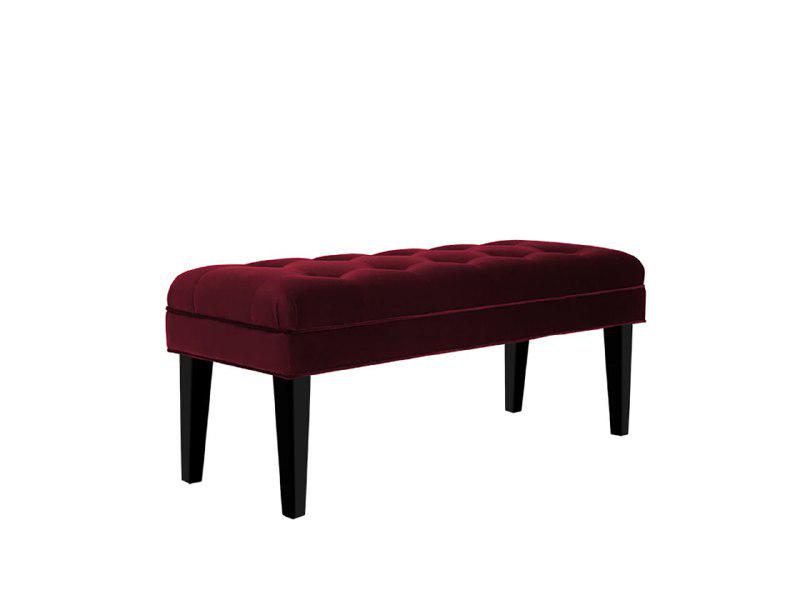 Банкетка Italia 95х40х43 см Бордовий (Арт.35) - фото 2