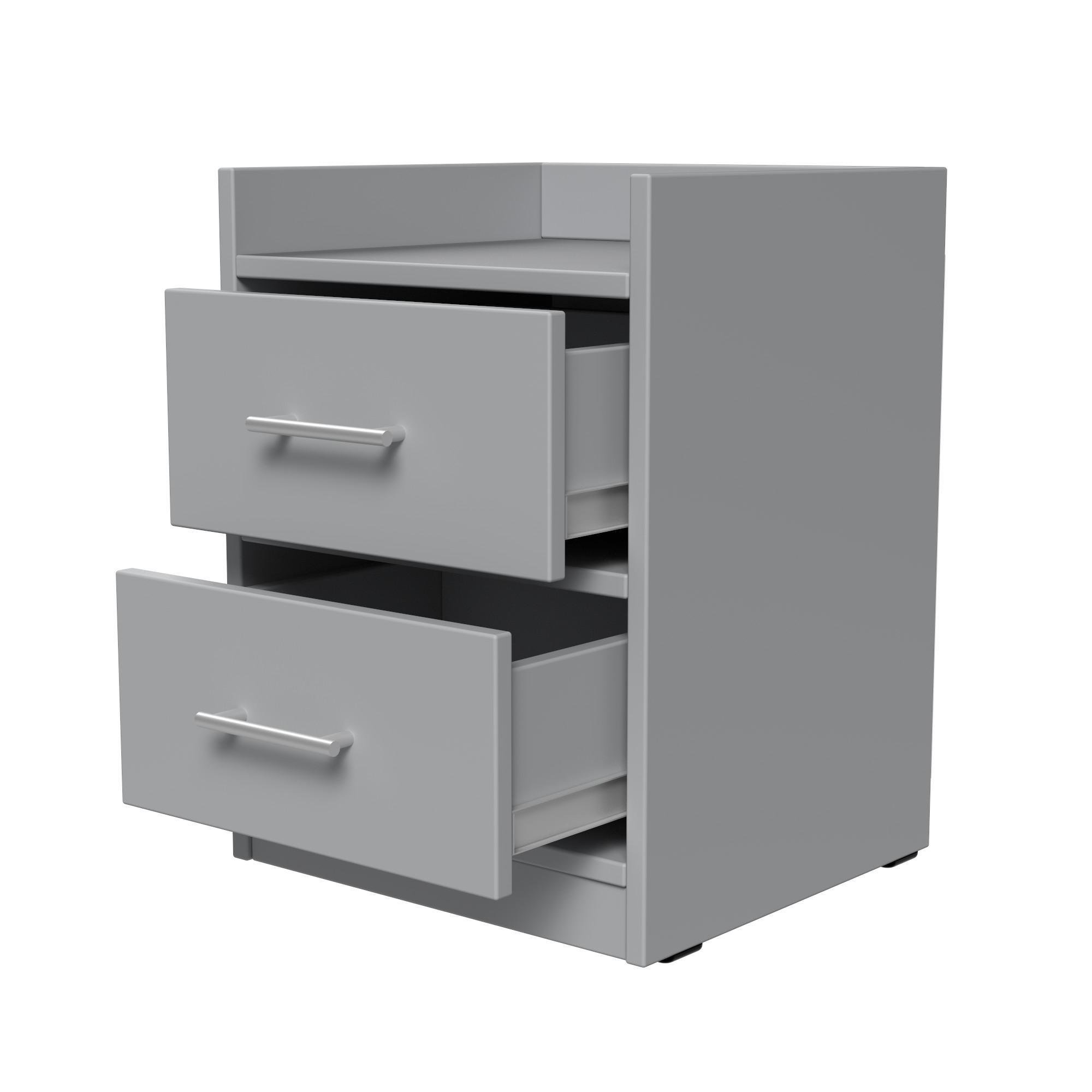 Тумба прикроватная ТП6 SENAM 500х380х350 мм ДСП Серая Мышка - фото 4 Тумба прикроватная ТП6 SENAM 500х380х350 мм ДСП Серая Мышка - фото 4