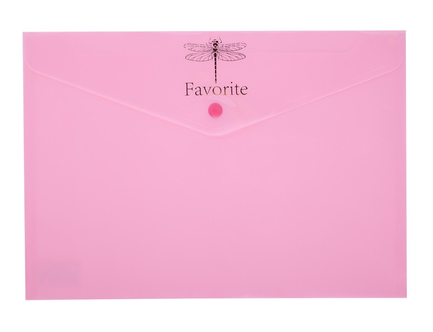 Папка-конверт Buromax Pastel A4 полипропилен Розовый (BM.3953-10)