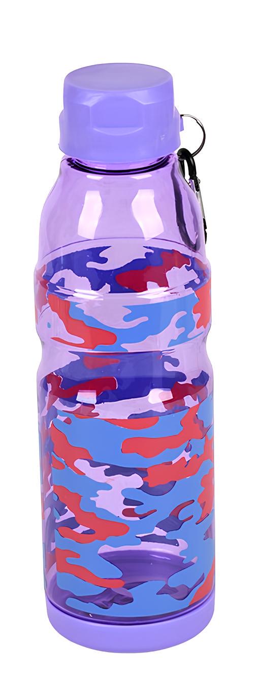 Пляшка спортивна Khaki 780 мл пластикова з карабіном та гвинтовою кришкою Purple (30953)