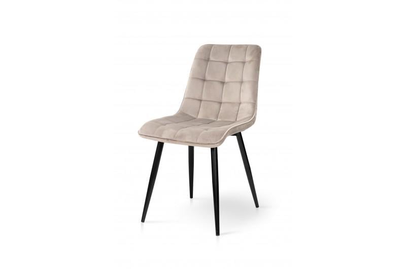 Кухонный стул Мікс Меблі Willy Бежевый/Черный