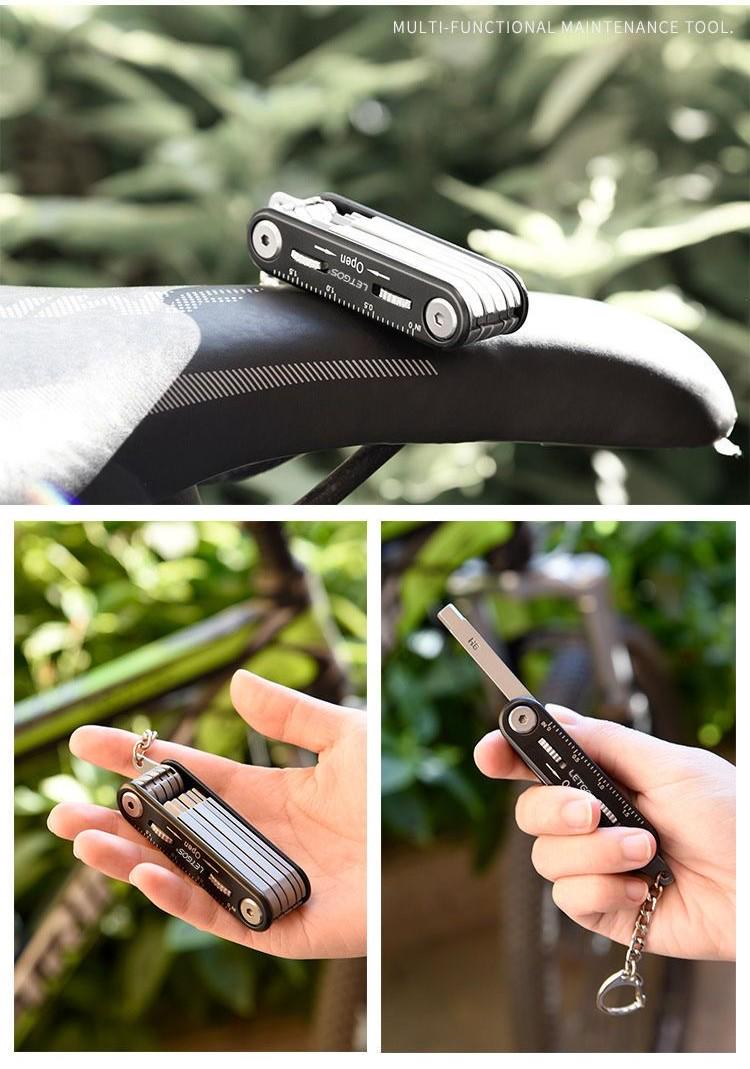 Мультитул велосипедный LETGOS BE001 многофункциональный компактный ключ для велосипеда 12 в 1 (001051) - фото 5 Мультитул велосипедный LETGOS BE001 многофункциональный компактный ключ для велосипеда 12 в 1 (001051) - фото 5