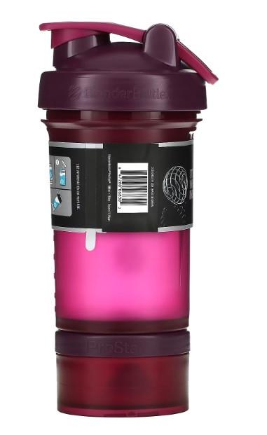 Шейкер спортивний Blender Bottle ProStak з 2 контейнерами 650 мл Plum (PS 22oz Plum) - фото 5