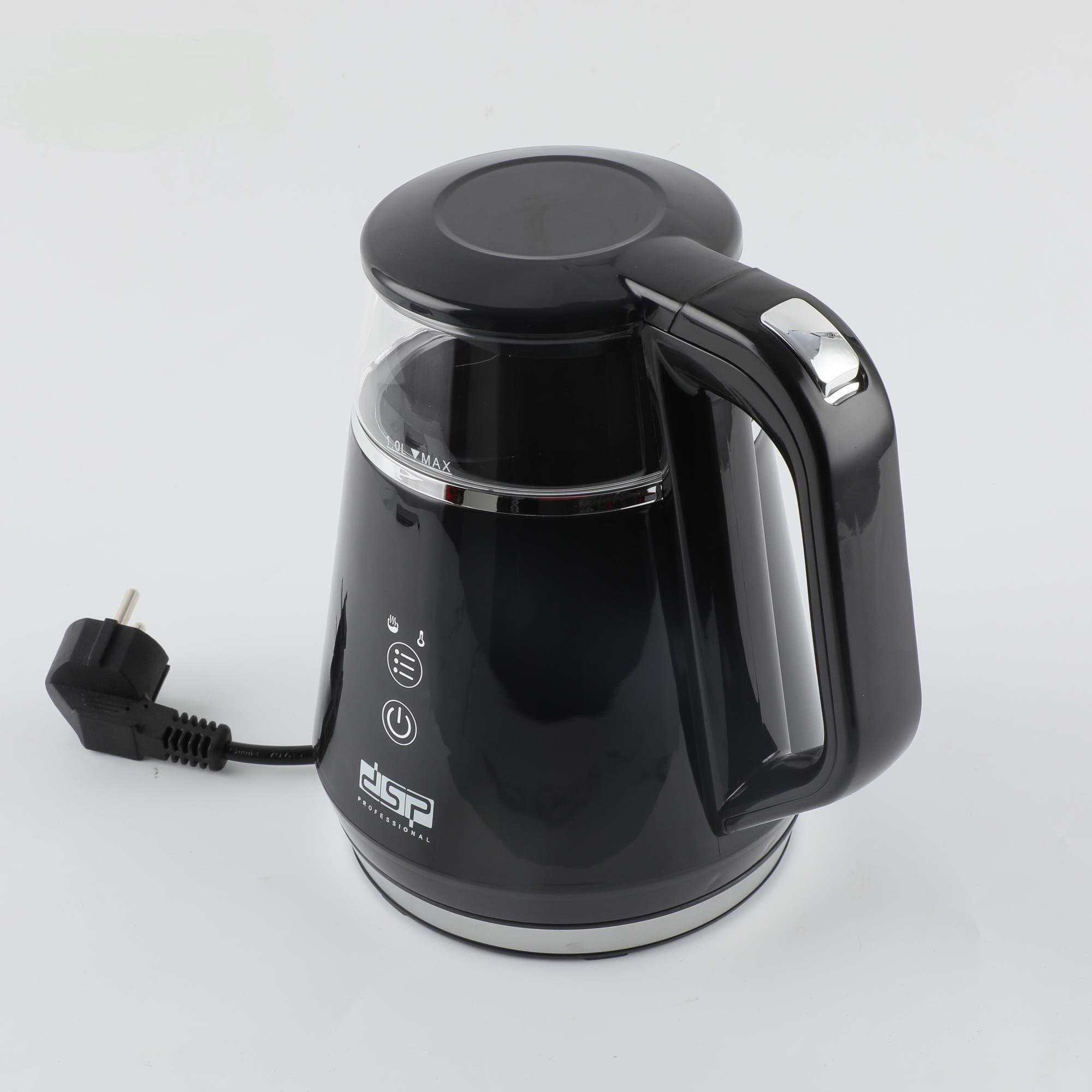 Электрочайник Dsp KK1275 5 режимов температуры Черный - фото 2