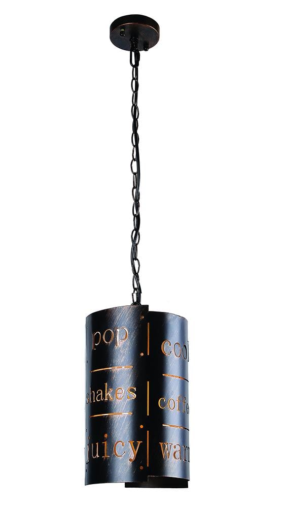 Люстра подвесная в стиле лофт Lighthouse LS-19425/1 Черный/Золотой