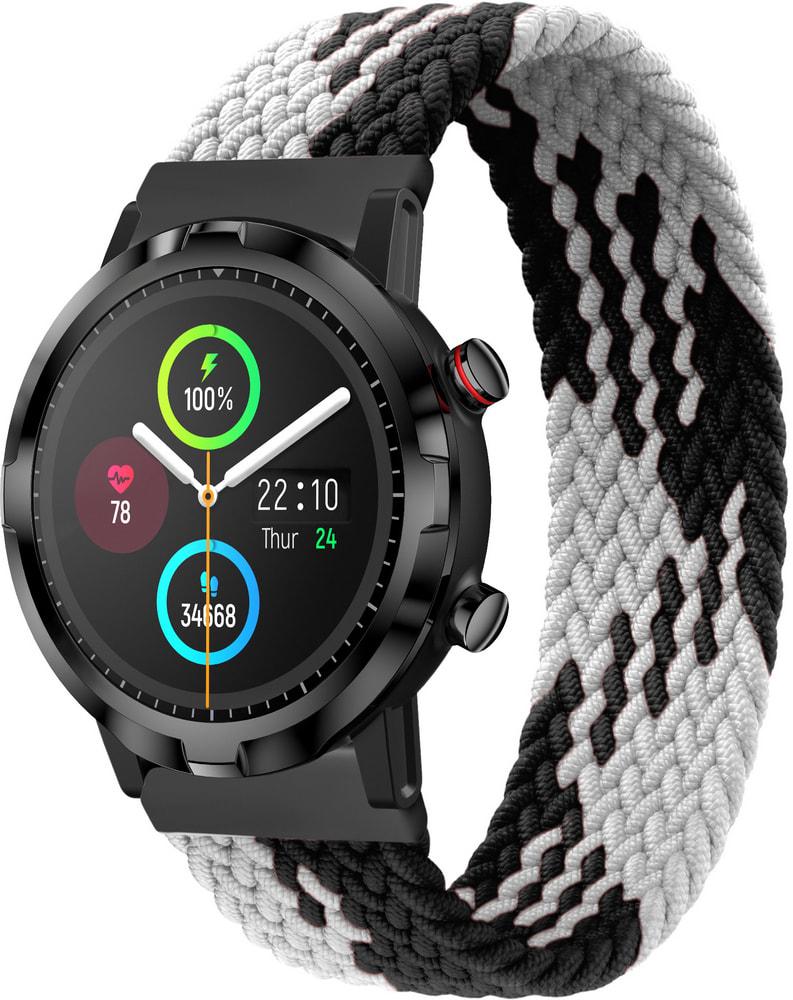Ремешок Solo Loop Multi для Haylou Smart Watch RT LS05S (145 мм) Black/White (33729-1E)