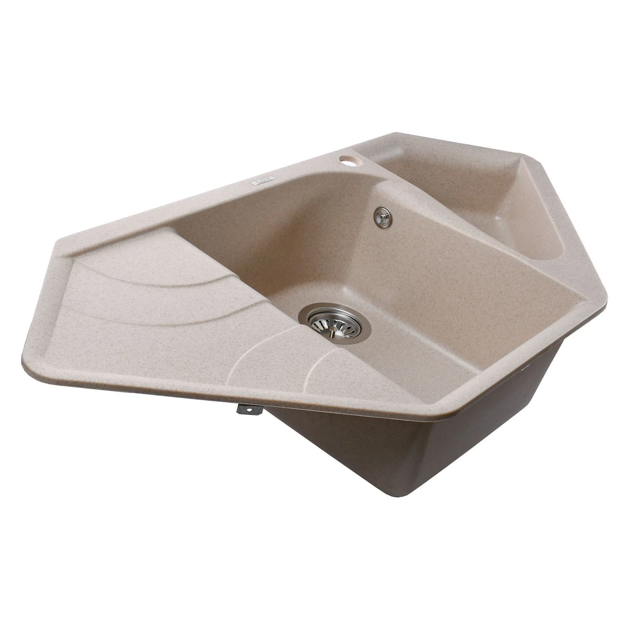 Мойка гранитная Globus Lux GARDA А0004 1000х500 мм Песчаный (04000001) - фото 3 Мойка гранитная Globus Lux GARDA А0004 1000х500 мм Песчаный (04000001) - фото 3
